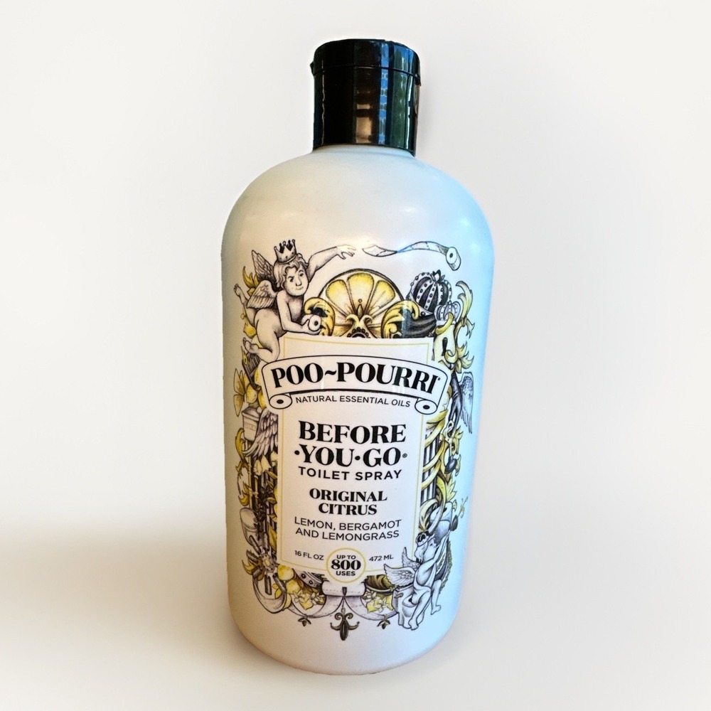 Poo-Pourri Before-You-Go Toilet Spray, Original Citrus, Refill Bottle 16 Fl Oz..